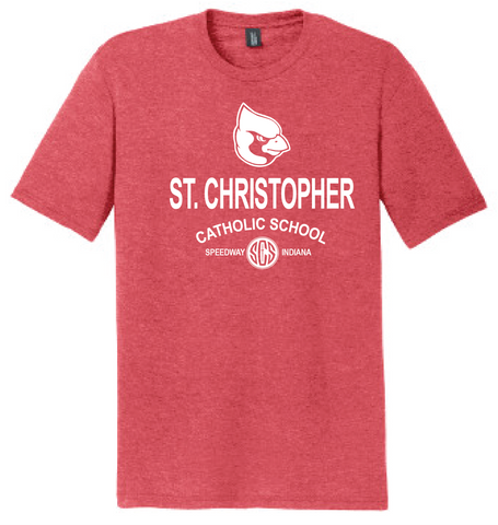 St. Christopher District Made Perfect Tri T-Shirt - Red Frost